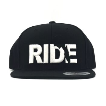 Ride Florida Hat Flat Brim Snapback Black