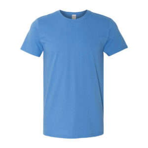 Product Details: Shirt Iris Blue (Gildan 64000 Euro-Fit T-Shirt SoftStyle Cotton)