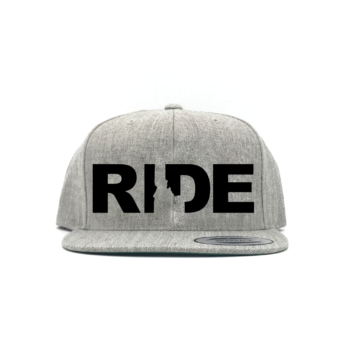 Ride Idaho Classic Flat Brim Hat Gray/White