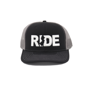 Ride New Jersey Classic Trucker Snapback Hat Black