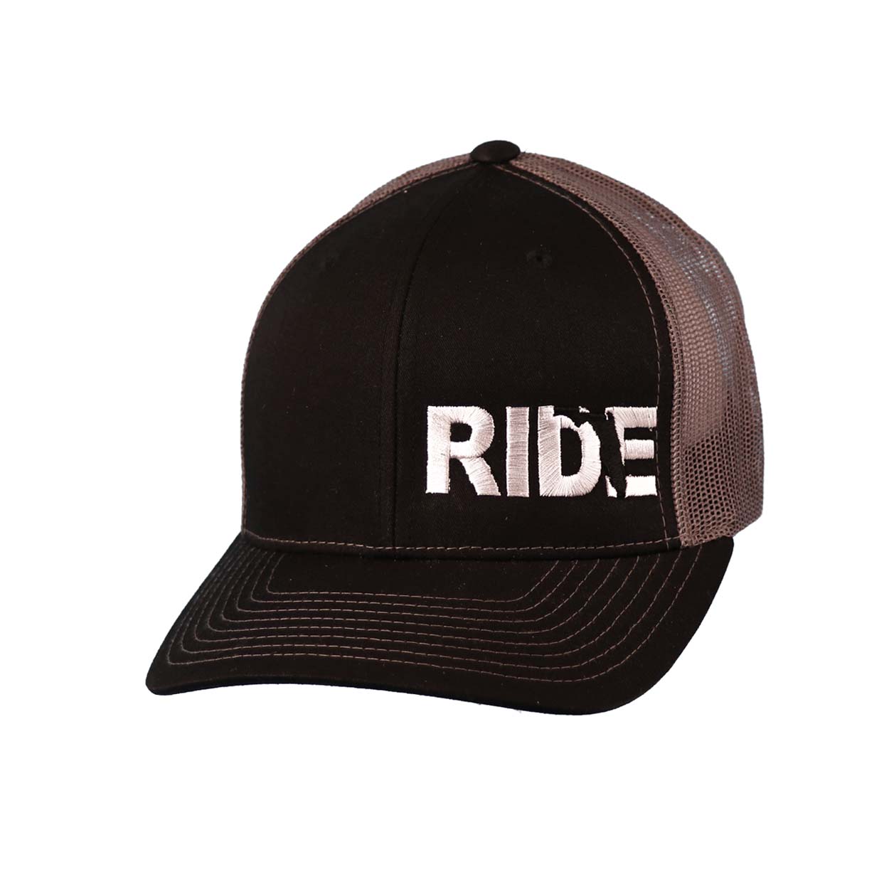 Ride Florida Night Out Pro Embroidered Snapback Trucker Hat Black/Gray