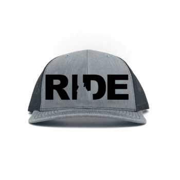 Ride Idaho Classic Trucker Snapback Hat Gray/Black