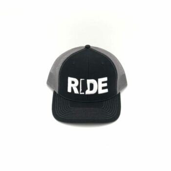 Ride Indiana Classic Trucker Snapback Hat Black_White