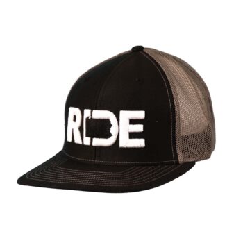 Ride Pennsylvania Classic Trucker Snapback Hat Black_White