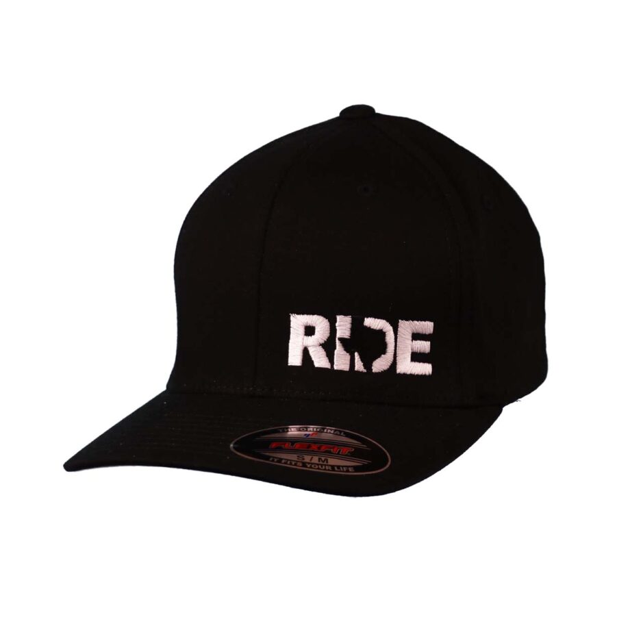 Ride Texas Night Out Trucker Flex Fit Hat Black_White_Side