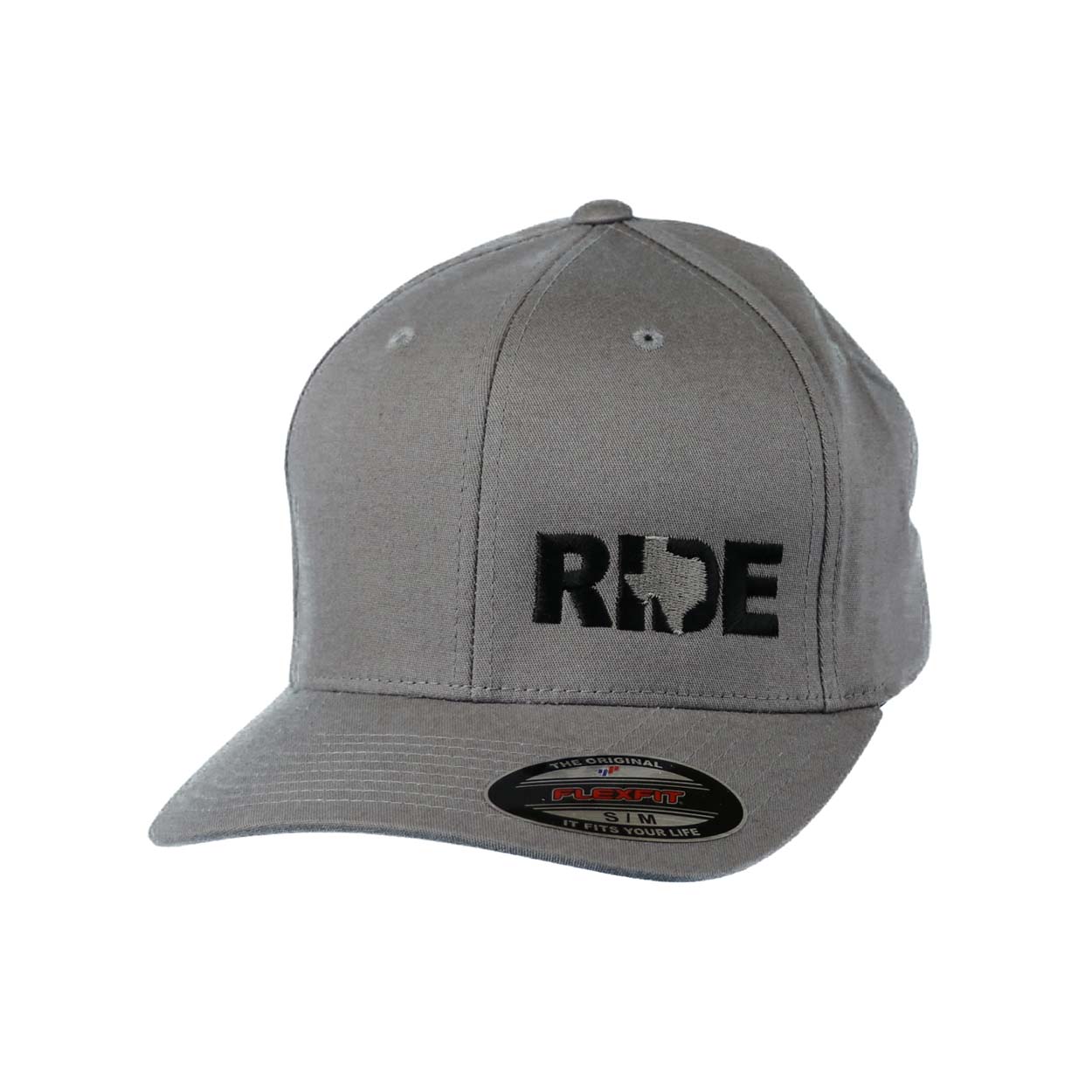 Ride Texas Night Out Embroidered Flex Fit Hat Heather Gray/Black