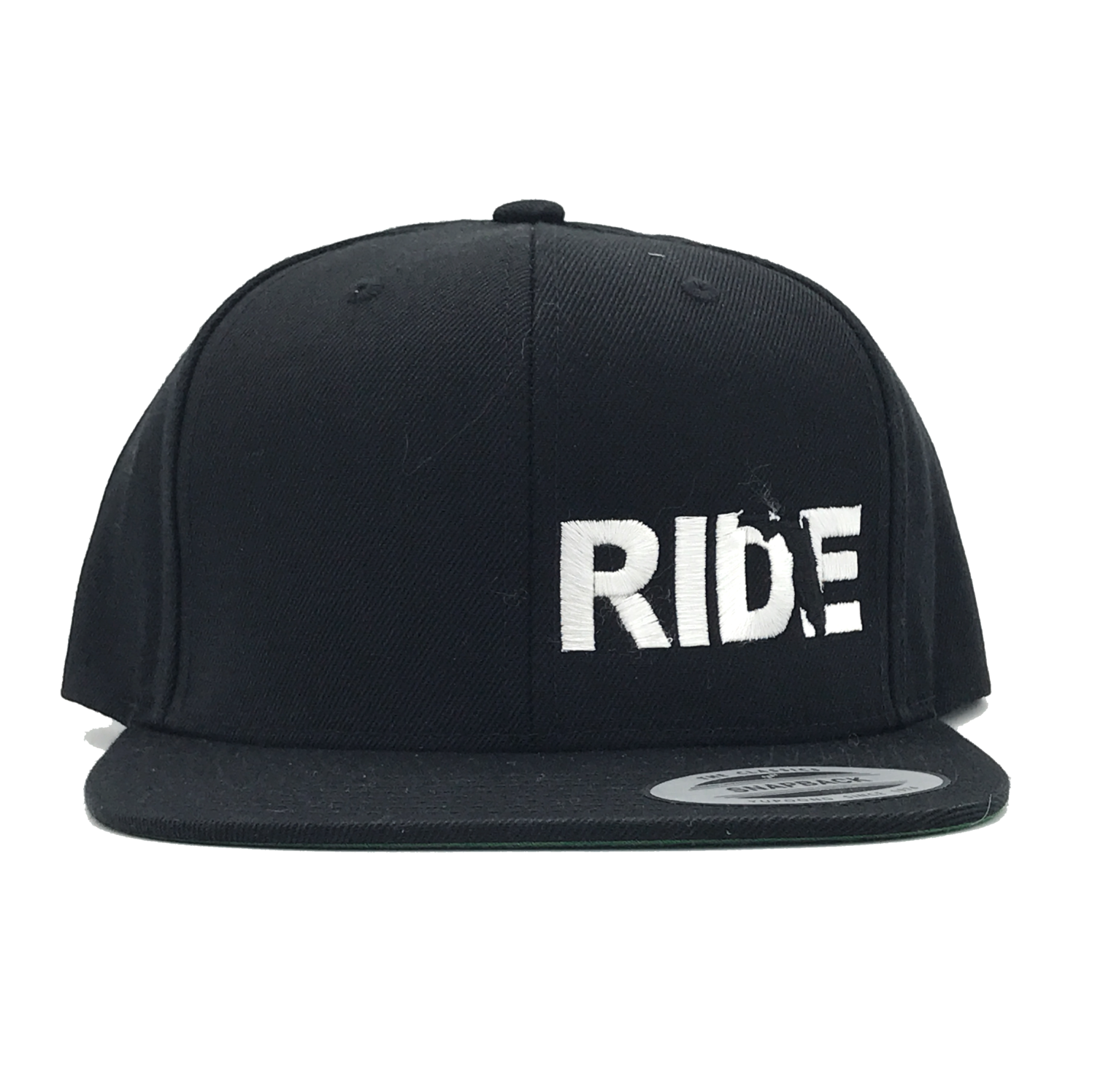 Ride Florida Night Out Embroidered  Snapback Flat Brim Hat Black