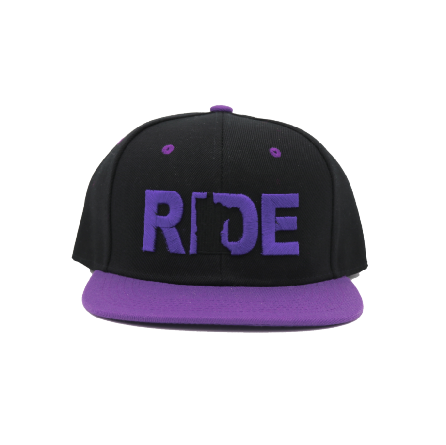 Ride Minnesota Classic Flat Brim Hat Black/Purple