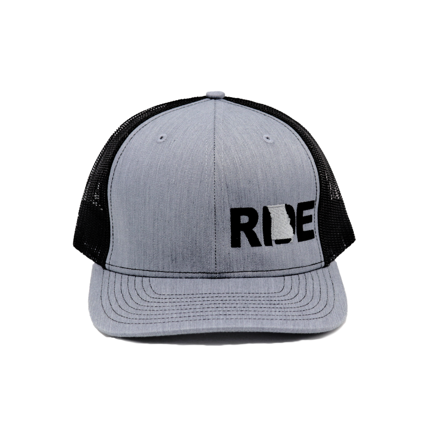 Ride Missouri Night Out Pro Embroidered Snapback Trucker Hat Heather Gray/Black
