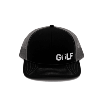 Golf Brand™ Minnesota Logo Night Out Trucker Hat Black/Gray