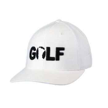 Golf Minnesota Classic Trucker Snapback Hat White_Black