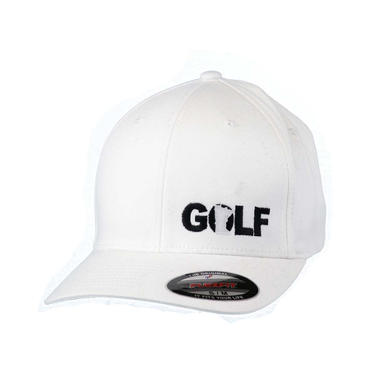 Golf Minnesota Night Out Embroidered Flex Fit Hat White/Black