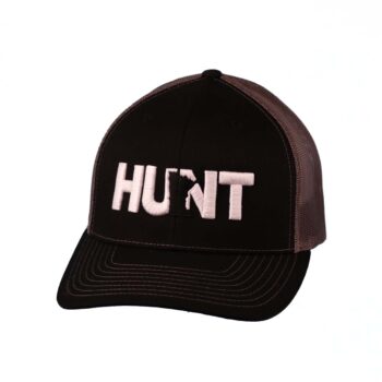 Hunt Minnesota Classic Trucker Snapback Hat Black_White