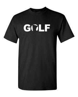 Golf Minnesota Classic Shirt Black (White Logo)