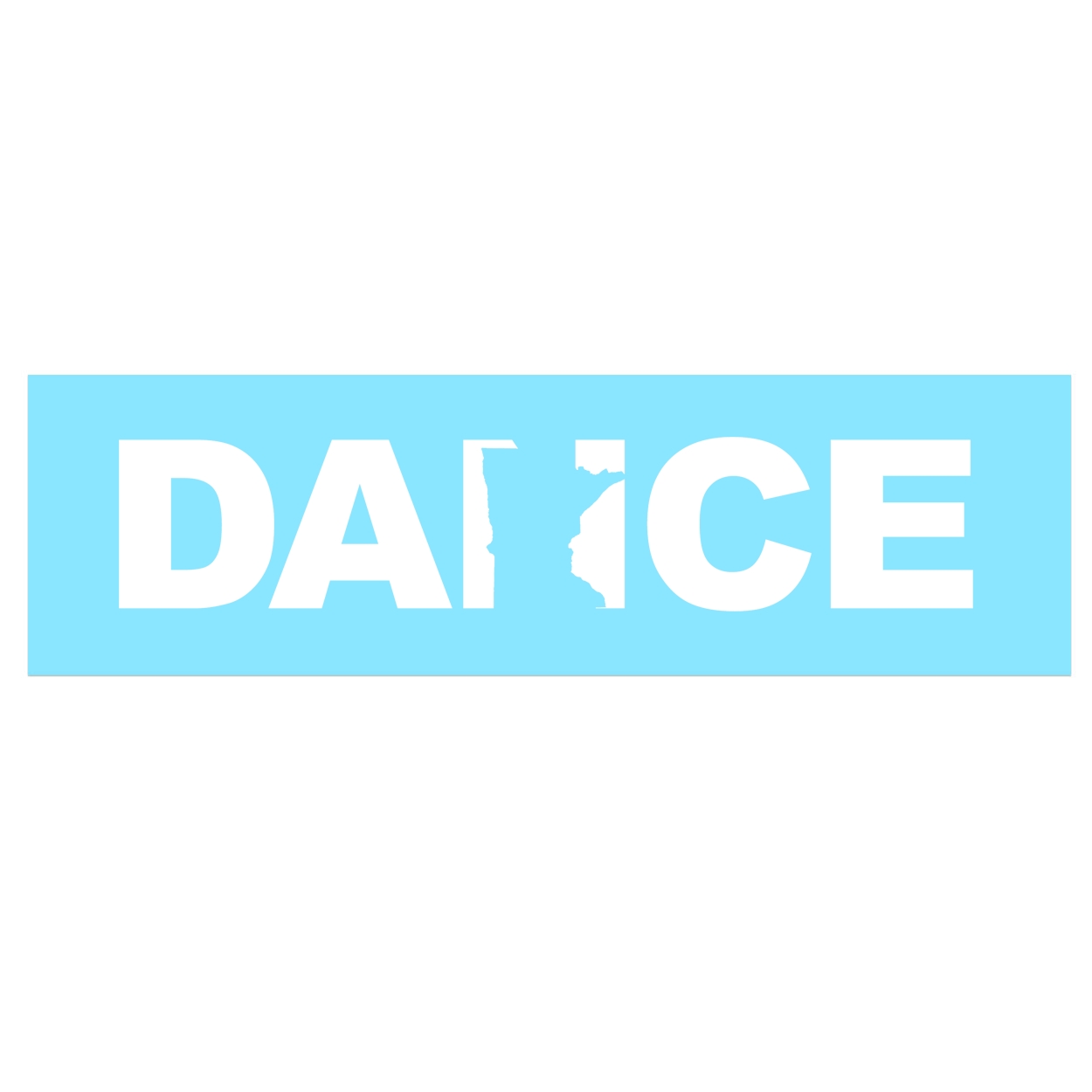 Dance Minnesota Classic Decal (White Logo)