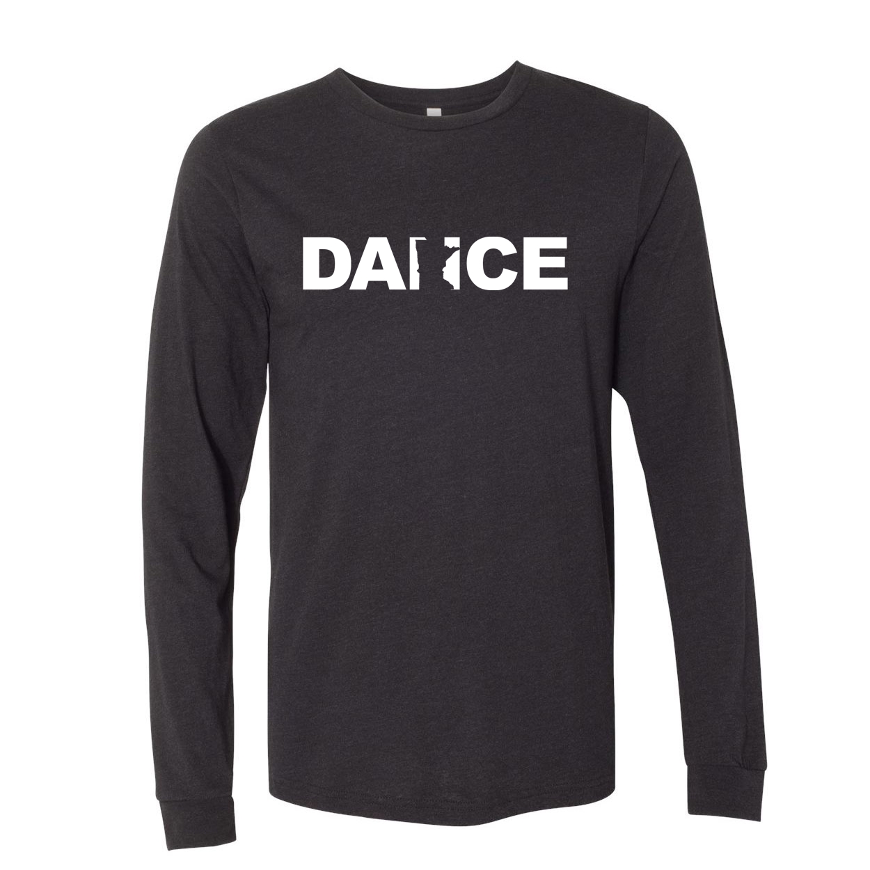 Dance Minnesota Classic Premium Long Sleeve T-Shirt Black (White Logo)