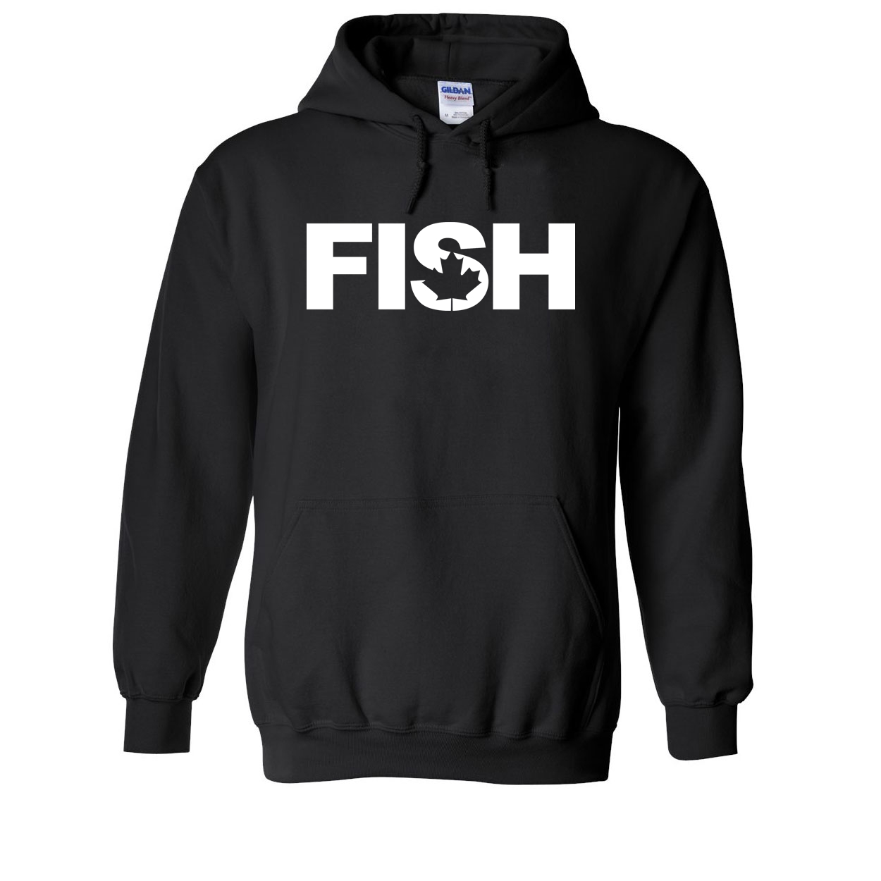 Fish Canada Classic Sweatshirt Black (White Logo)