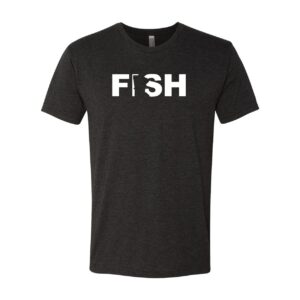 Fish Minnesota Classic Premium Tri-Blend T-Shirt Vintage Black