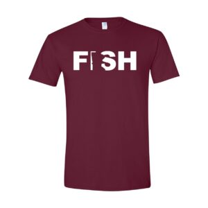 Fish Minnesota Classic T-Shirt Maroon