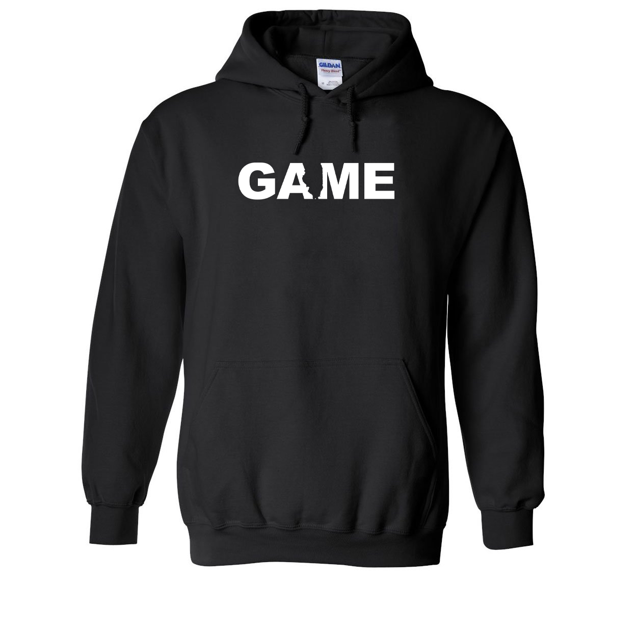 Game Illinois Classic Sweatshirt Black (White Logo)