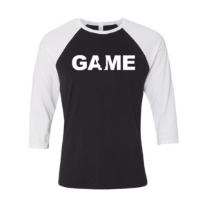 Game Illinois Classic Raglan Shirt Black/White