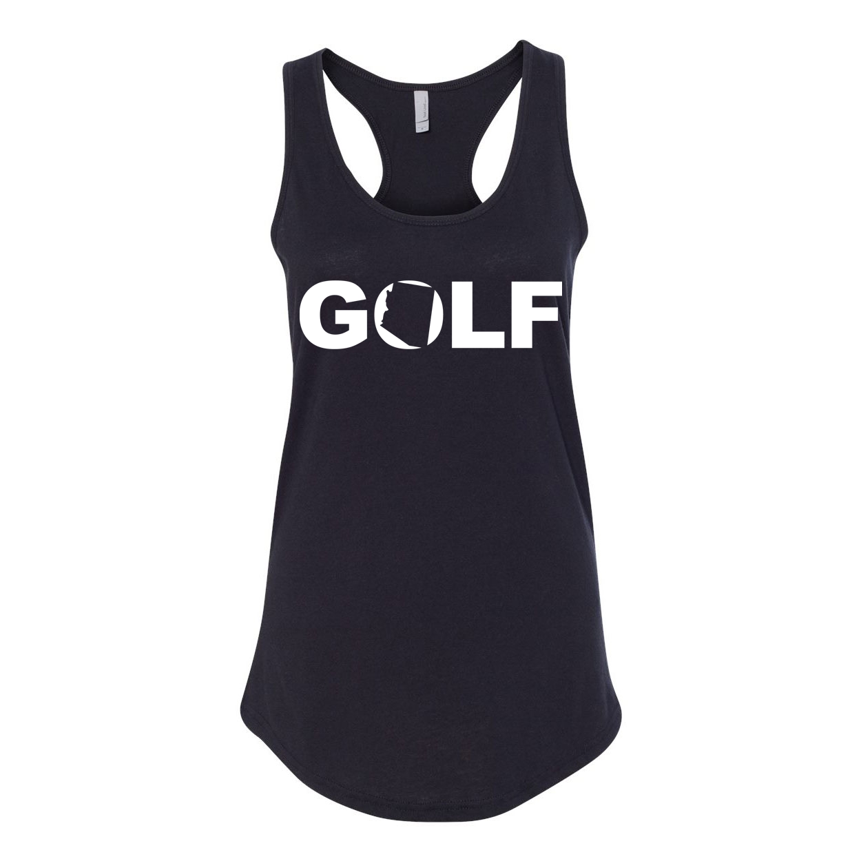 Golf Arizona Classic Women's Racerback Tank Top Black (White Logo)