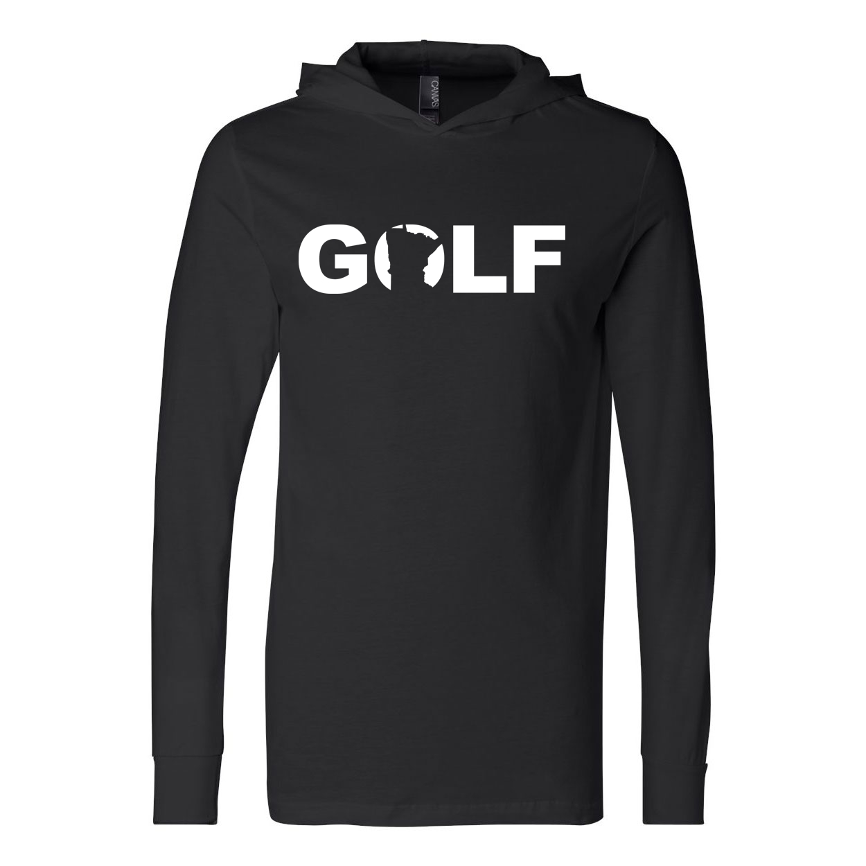 Golf Minnesota Classic Ultra Lightweight Sweatshirt Black (White Logo)