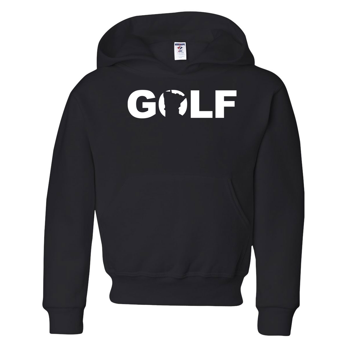 Golf Minnesota Classic Youth Sweatshirt Black (White Logo)