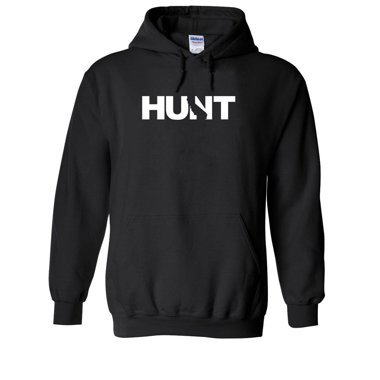 Hunt California Classic Sweatshirt Black (White Logo)