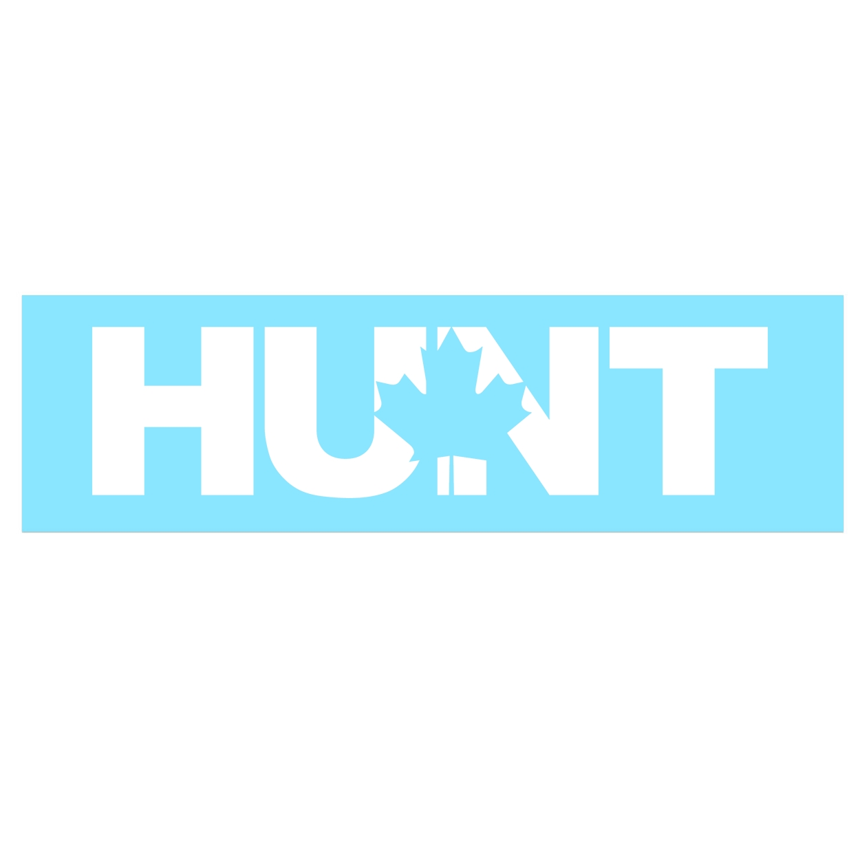 Hunt Canada Classic Decal (White Logo)