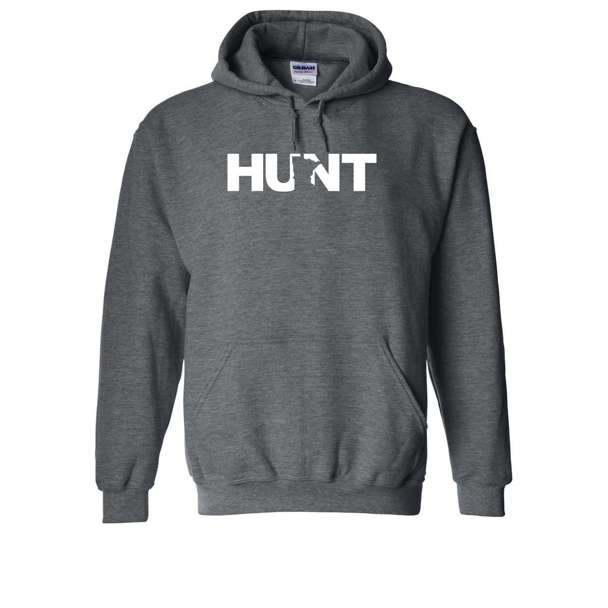Hunt Minnesota Classic Sweatshirt Dark Heather Gray (White Logo)