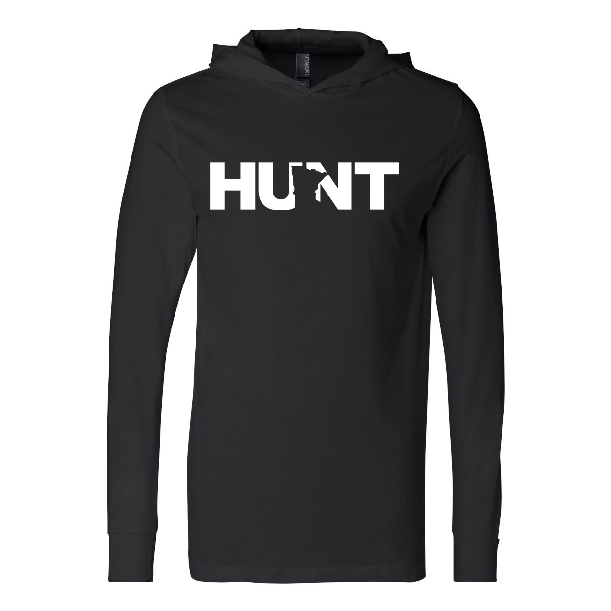 Hunt Minnesota Classic Ultra Lightweight Sweatshirt Black (White Logo)