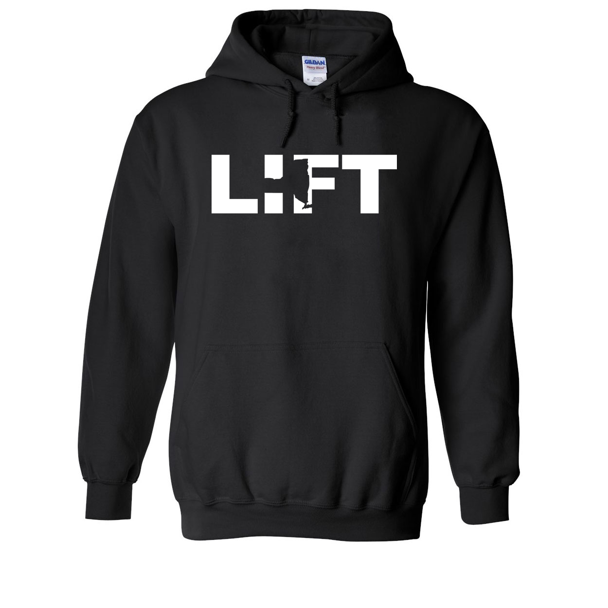Lift New York Classic Sweatshirt Black (White Logo)