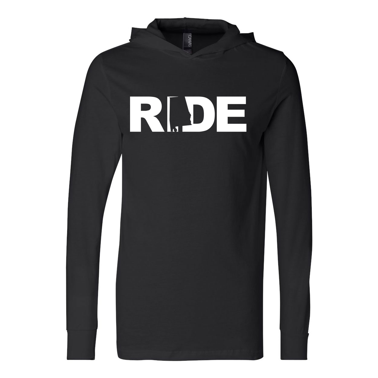 Ride Alabama Classic Ultra Lightweight Sweatshirt Black (White Logo)