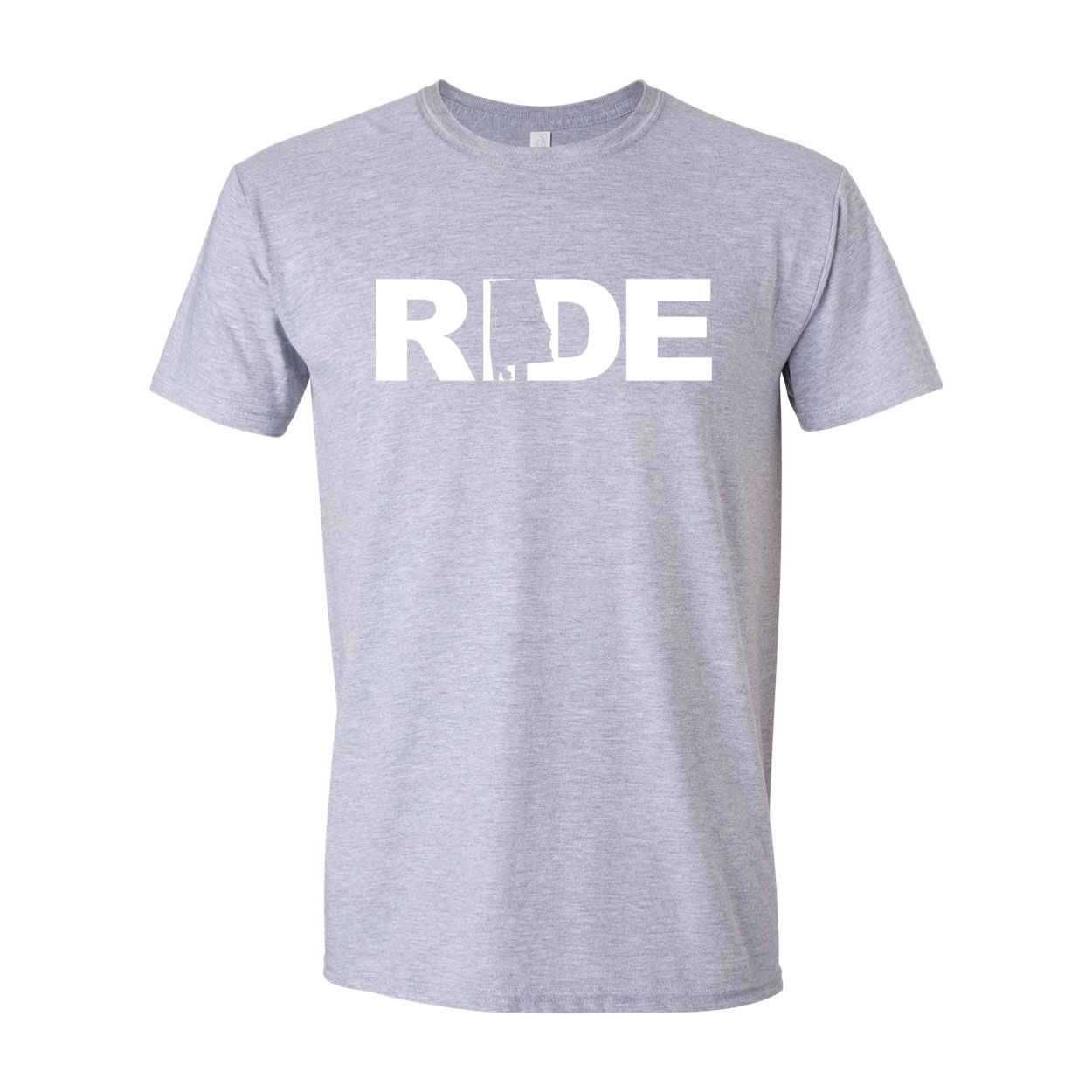 Ride Alabama Classic T-Shirt Sport Gray (White Logo)