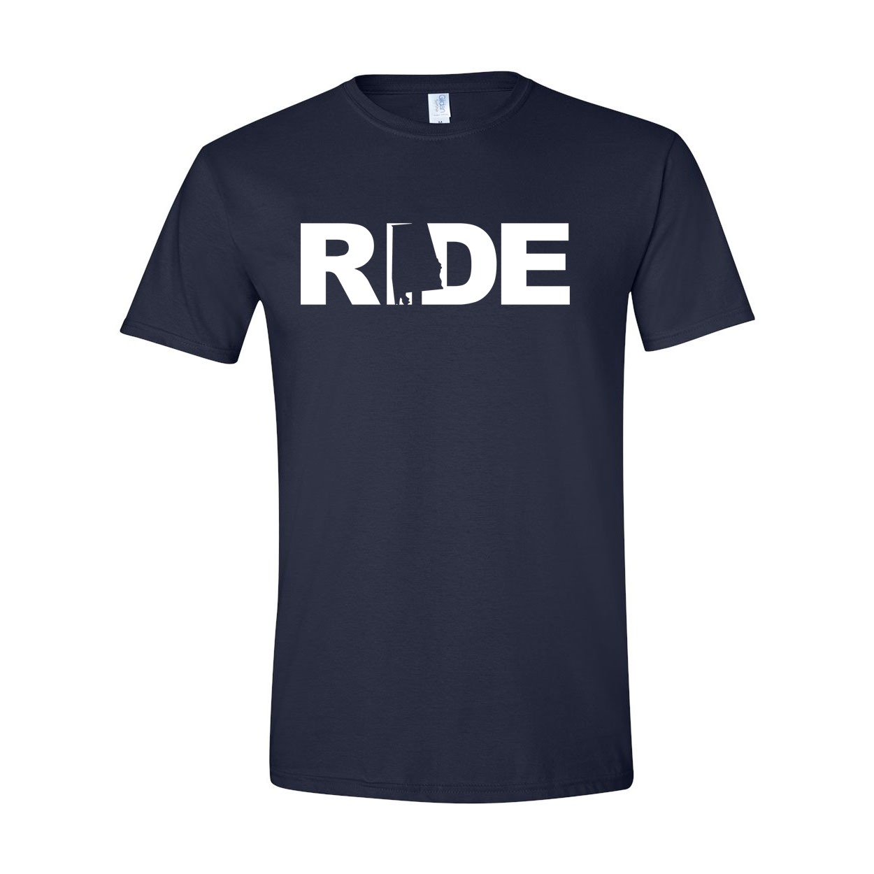 Ride Alabama Classic T-Shirt Navy (White Logo)