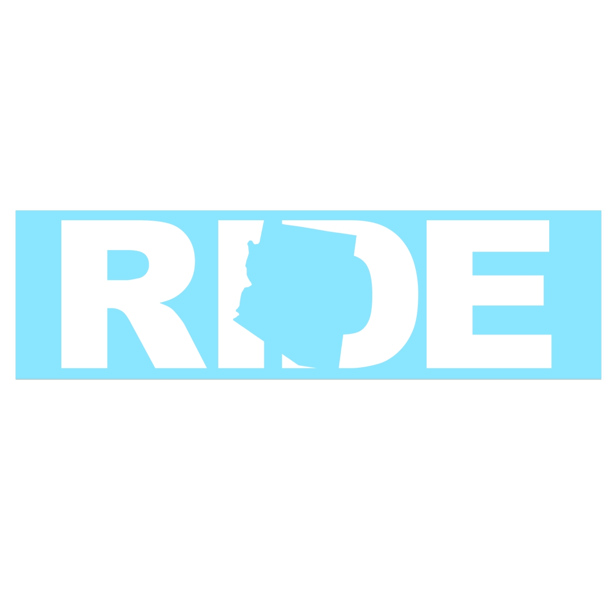 Ride Arizona Classic Decal (White Logo)