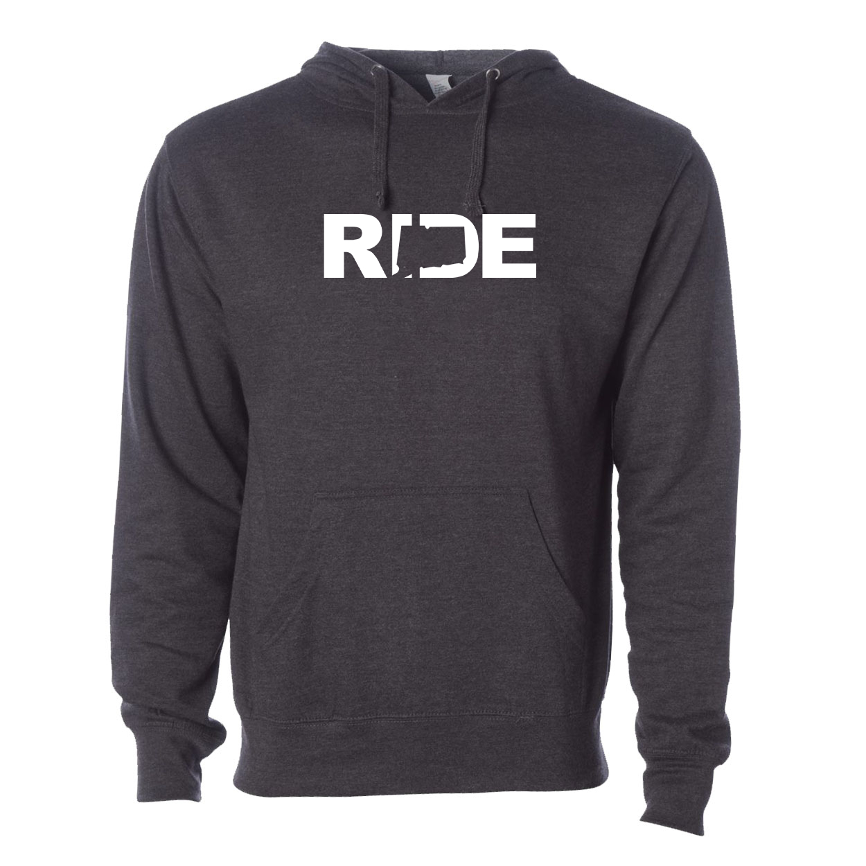 Ride Connecticut Classic Sweatshirt Dark Heather Gray (White Logo)