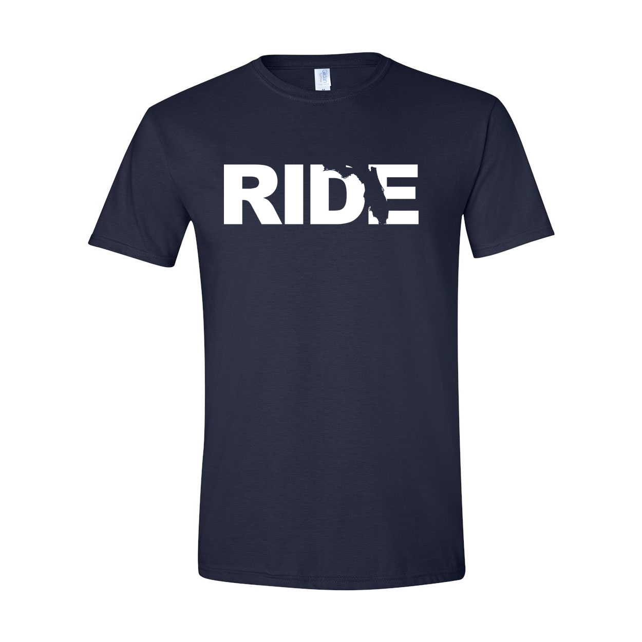 Ride Florida Classic T-Shirt Navy (White Logo)