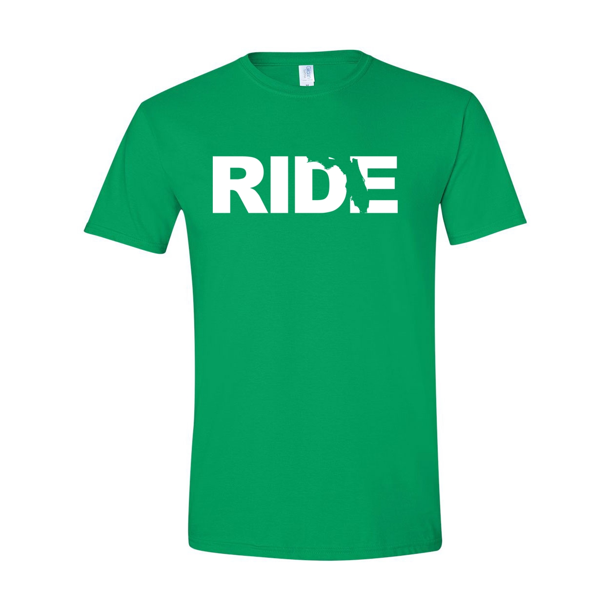 Ride Florida Classic T-Shirt Irish Green (White Logo)