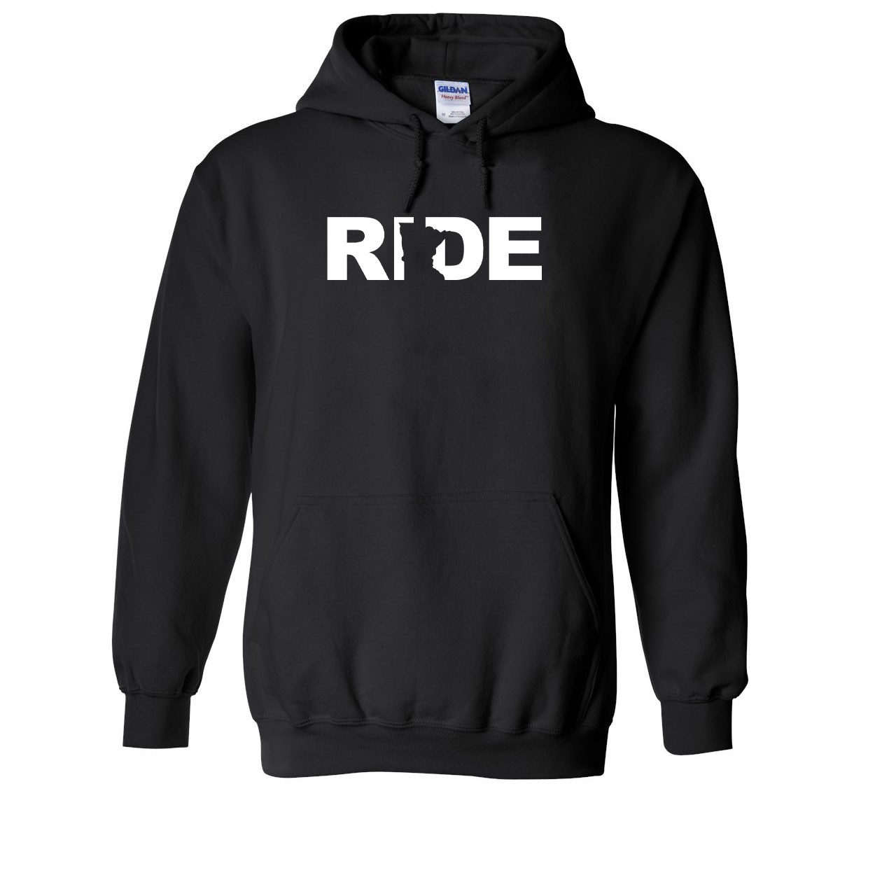 Ride Minnesota Classic Sweatshirt Black (White Logo)