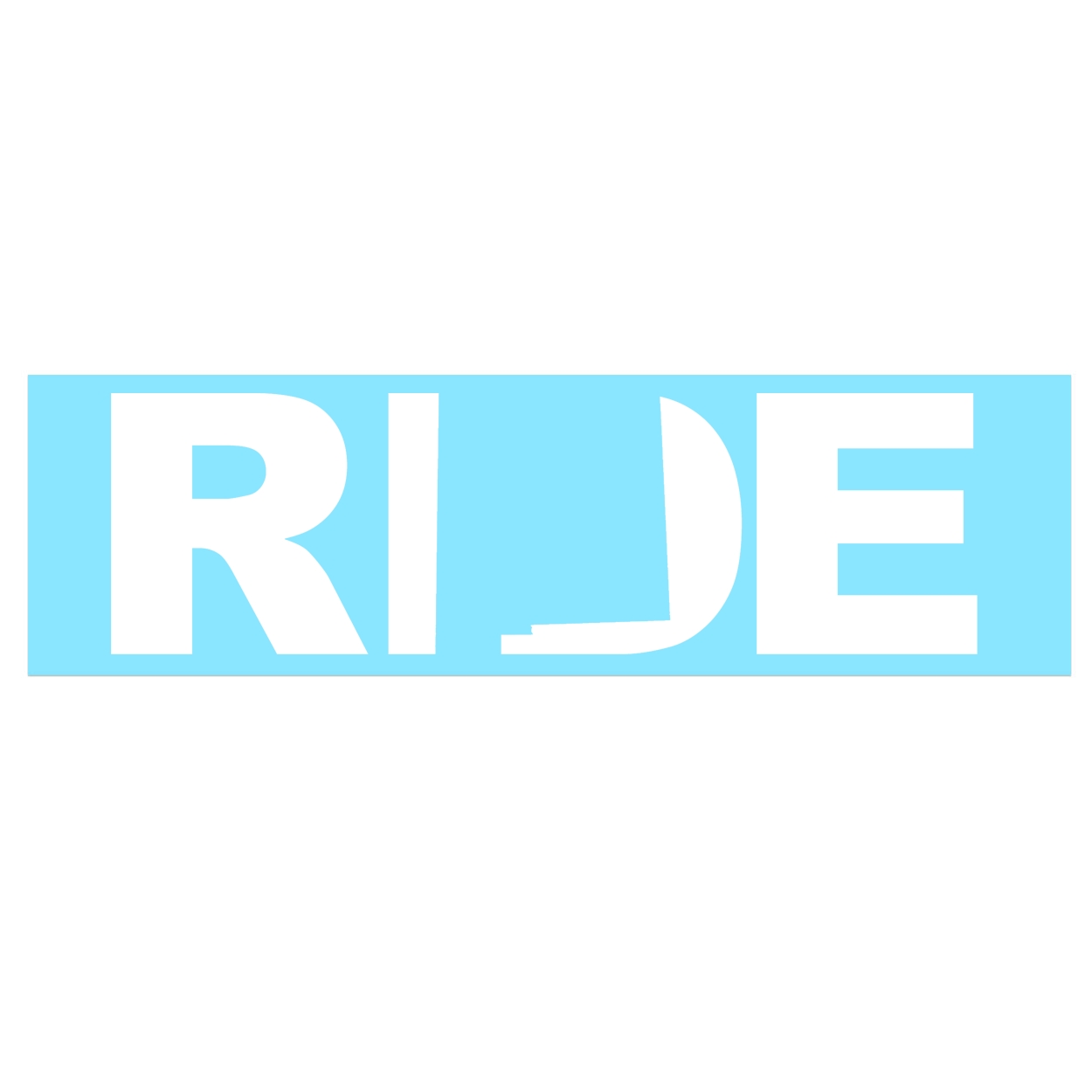 Ride New Mexico Classic Decal (White Logo)