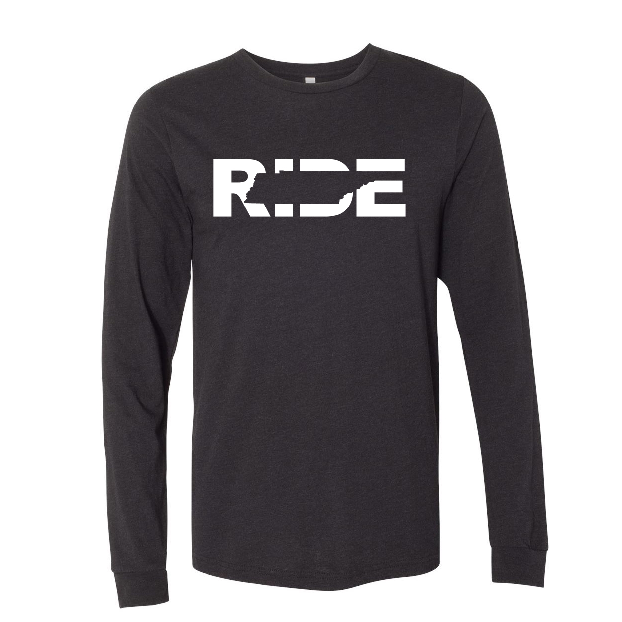 Ride Tennessee Classic Premium Long Sleeve T-Shirt Black (White Logo)