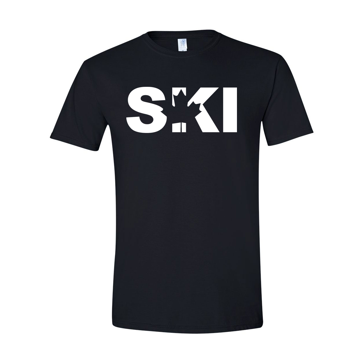 Ski Canada Classic T-Shirt Black (White Logo)