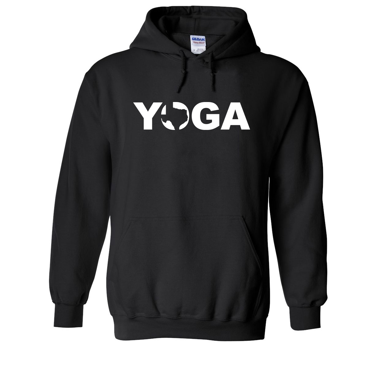 Yoga Texas Classic Sweatshirt Black (White Logo)