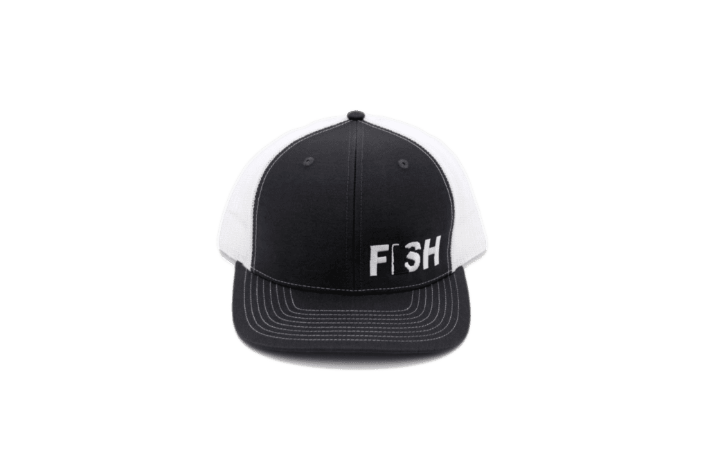 Fish Minnesota Night Out Embroidered Snapback Trucker Hat Gray/White