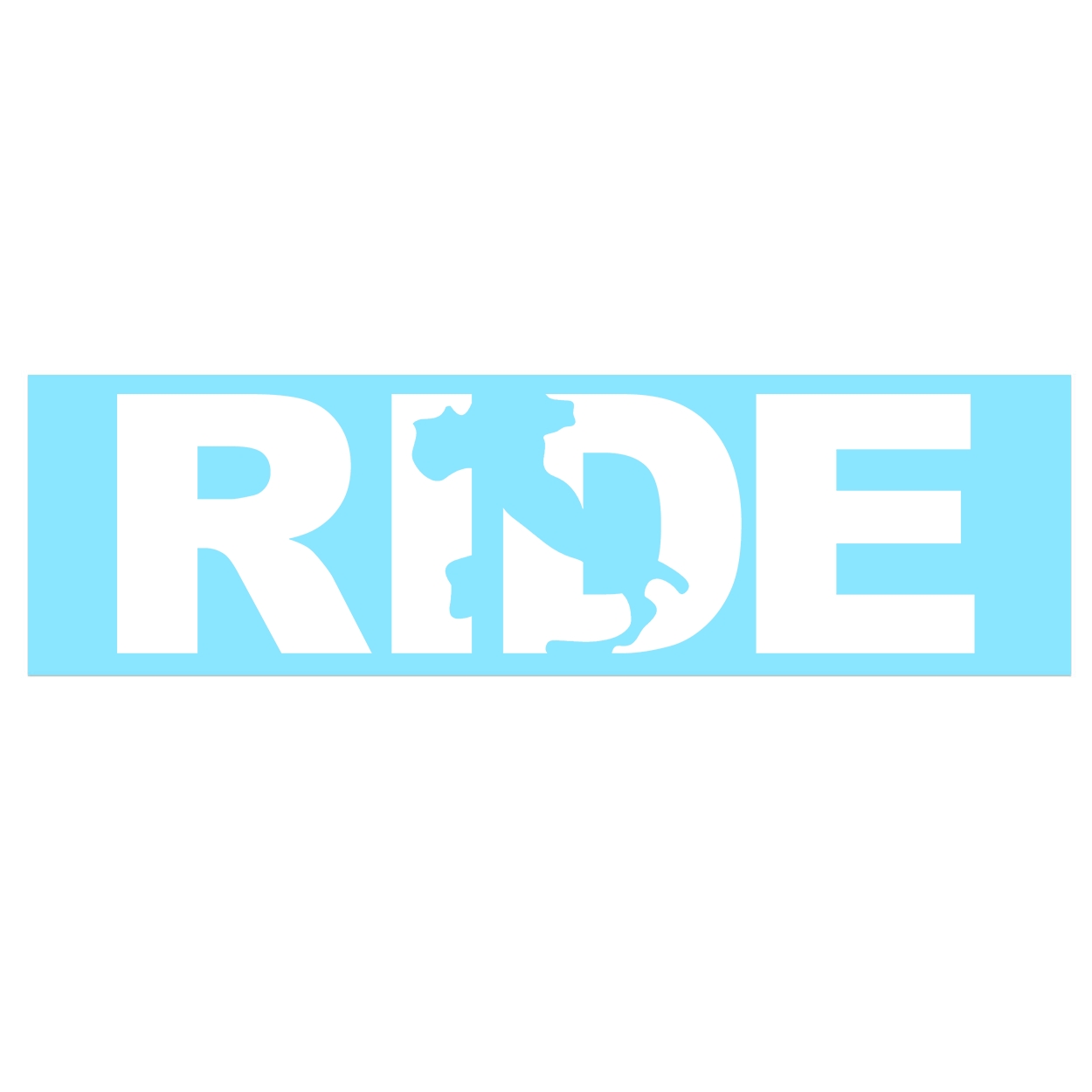 Ride Italy Classic Decal (White Logo)
