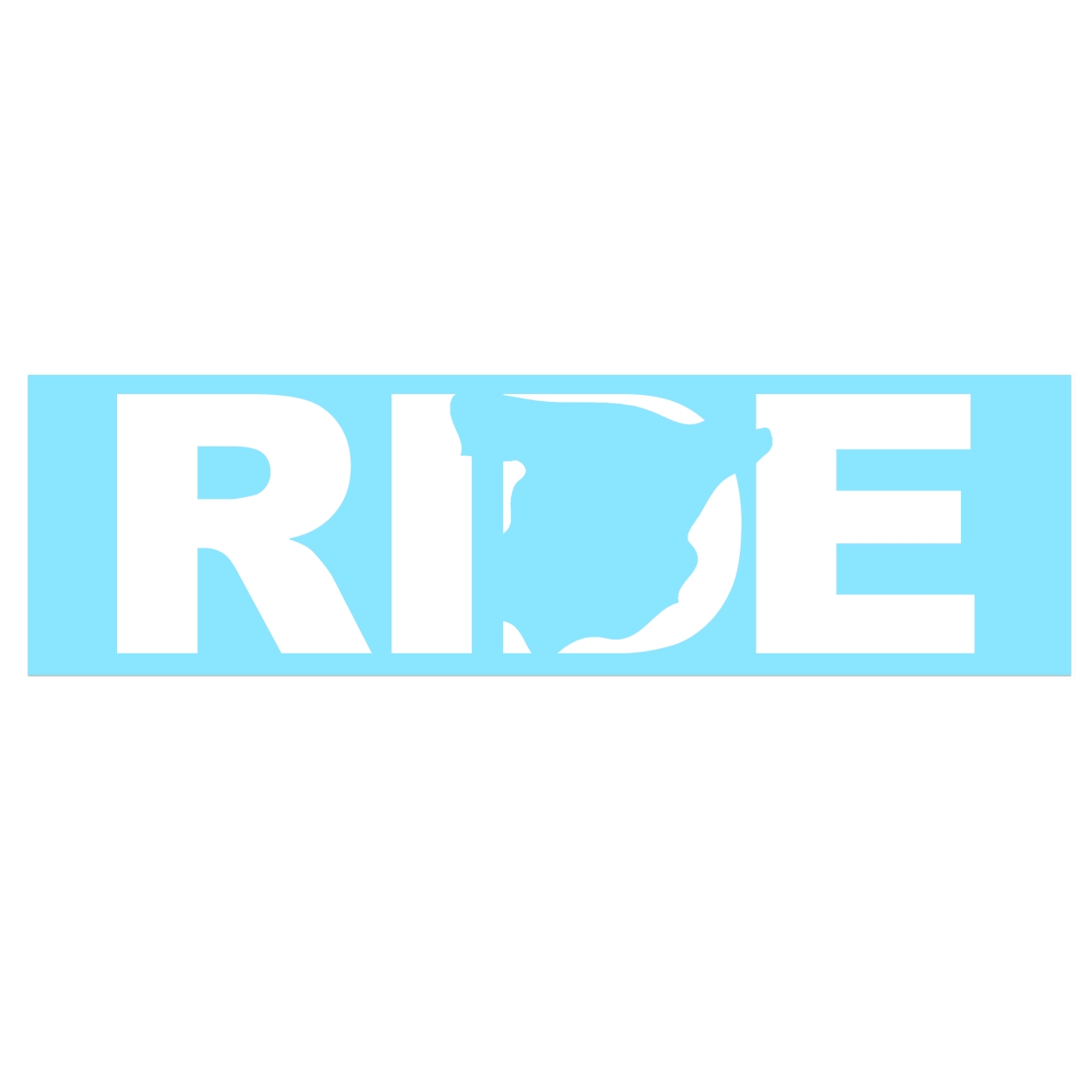 Ride Spain Classic Decal (White Logo)