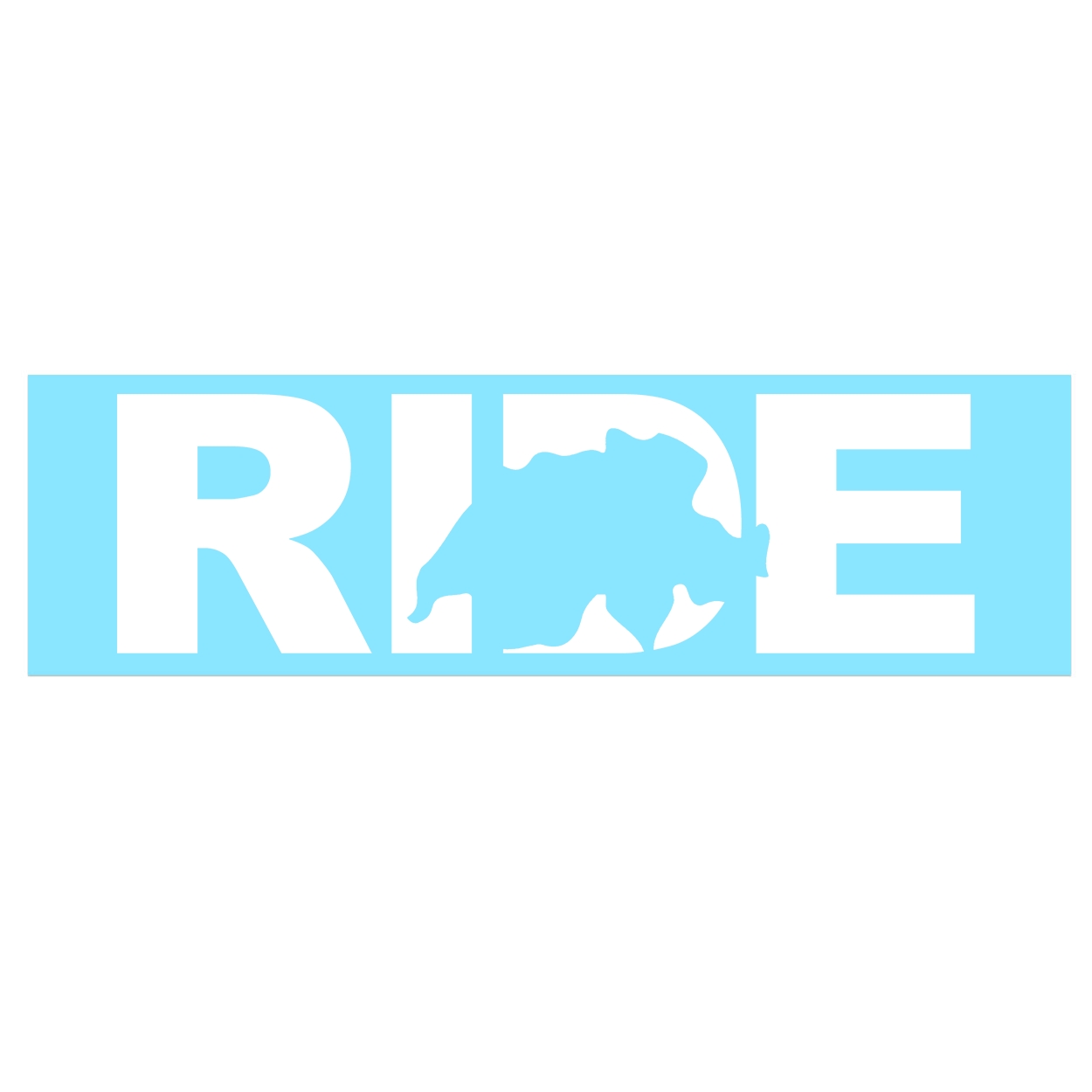 Ride Switzerland Classic Decal (White Logo)