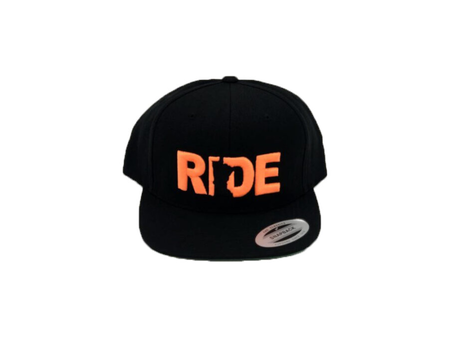Ride Minnesota Classic Flat Brim Hat Black/Orange